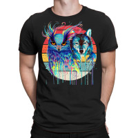 Wolf And Owl New T-shirt | Artistshot