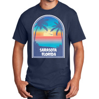 Sarasota T  Shirt Sarasota Florida F L Vintage Retro T  Shirt Basic T-shirt | Artistshot