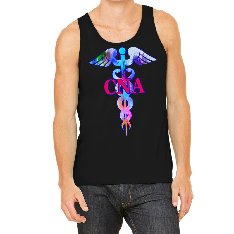 Cna Certified Nursing Assistant Medical Emblem Cad Tank Top | Artistshot