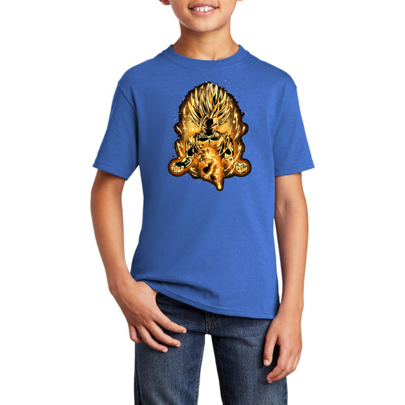 Golden Saiyan Gohan Basic Youth T-shirt by turisman | Artistshot