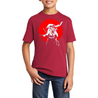 Retro Ancient Japan Samurai Warrior Tokyo Samurai Katana Basic Youth T-shirt | Artistshot