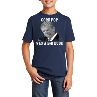 Corn Pop Was A Bad Dude   Joe Biden Vintage Political Meme Tank Top Basic Youth T-shirt | Artistshot