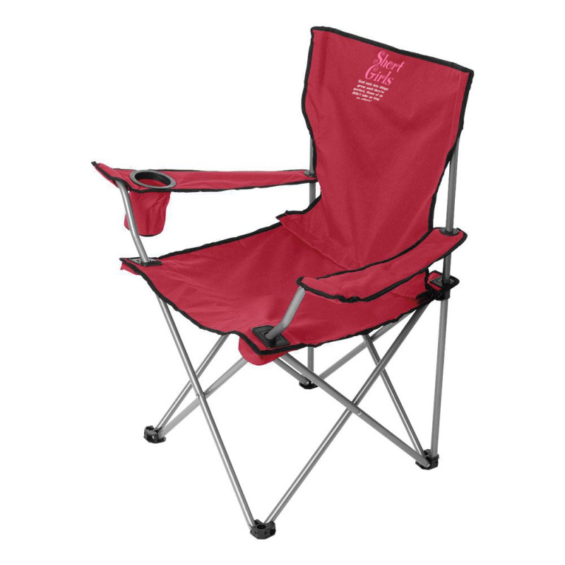 Short Girls God Only Lets Things Grow Up Camping Chair | Artistshot