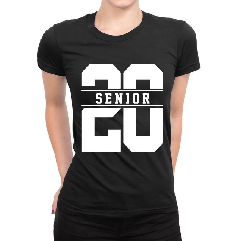 Senior Class Of 2020 Graduate Funny Gift Ladies Fitted T-Shirt by Diogo Calheiros | Artistshot