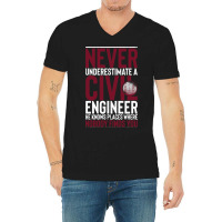 Civil Engineer Bridge Builder Engineering Student V-neck Tee | Artistshot