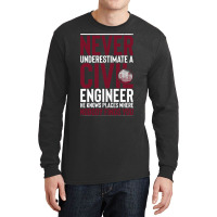 Civil Engineer Bridge Builder Engineering Student Long Sleeve Shirts | Artistshot