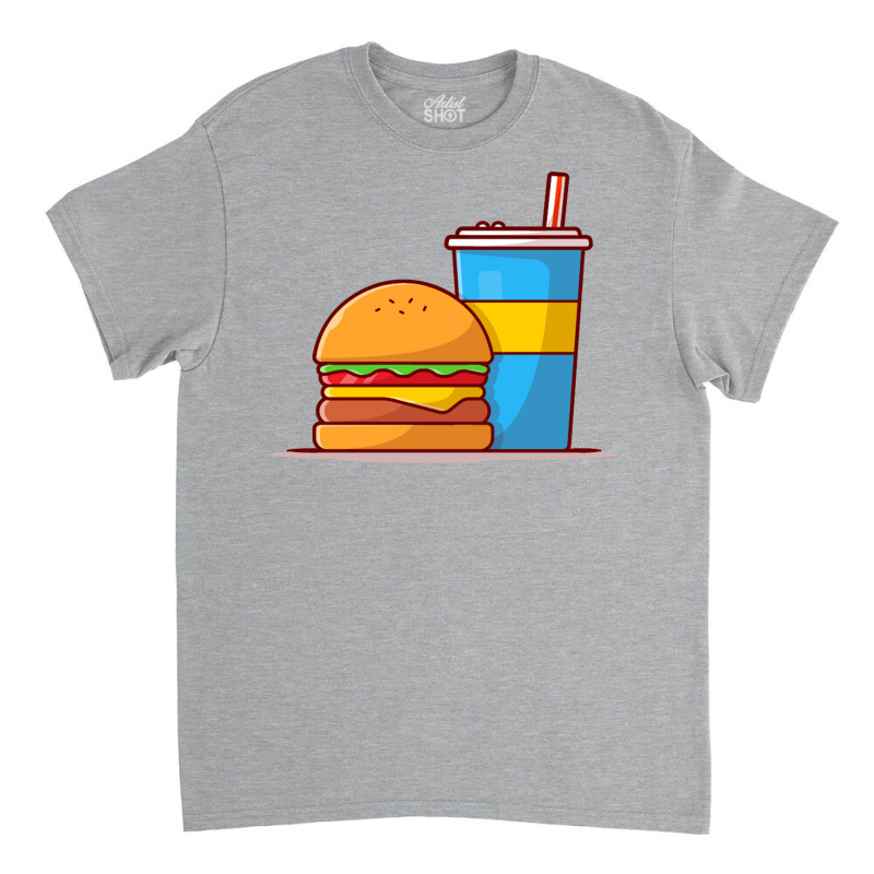 Burger And Soda Classic T-shirt | Artistshot