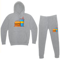 Burger And Soda Hoodie & Jogger Set | Artistshot