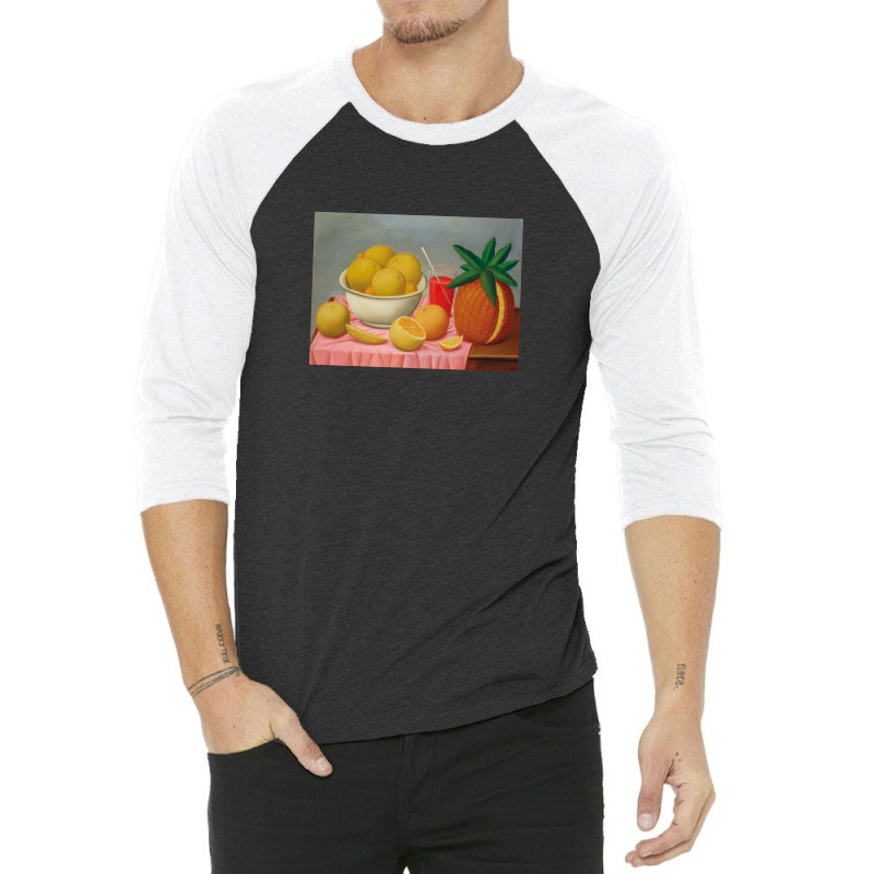 Fernando Botero Fruits 3/4 Sleeve Shirt | Artistshot