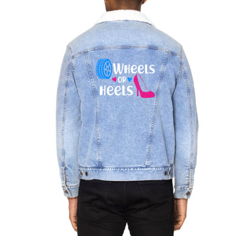 Wheel Or Heels Unisex Sherpa-lined Denim Jacket | Artistshot