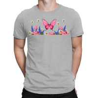 Butterflies And Flowers T-shirt | Artistshot