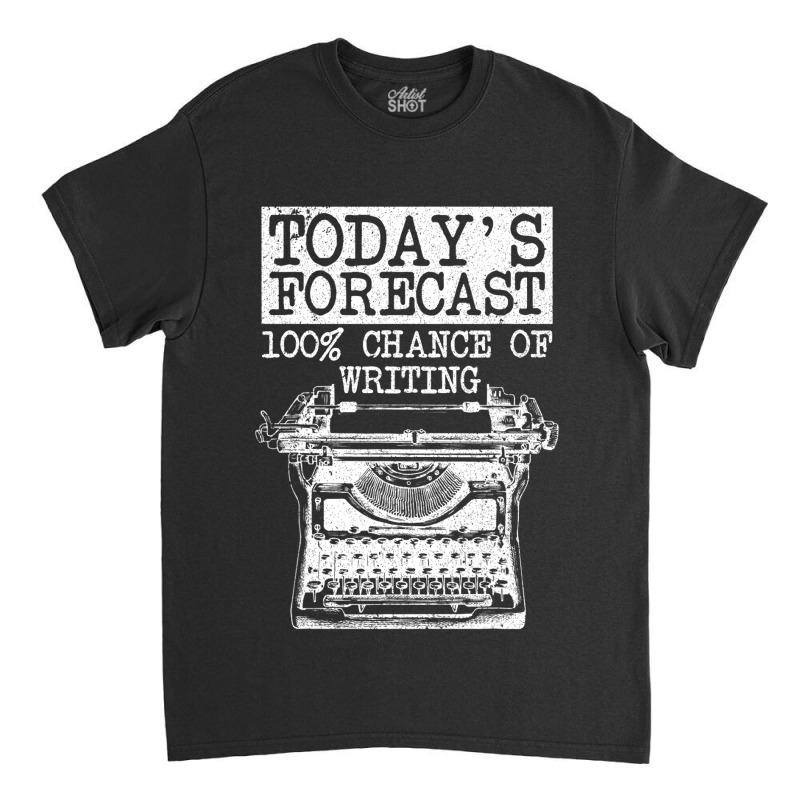 Cool Writing Art For Men Women Writer Author Writi Classic T-shirt by MarquisGoldsmith | Artistshot