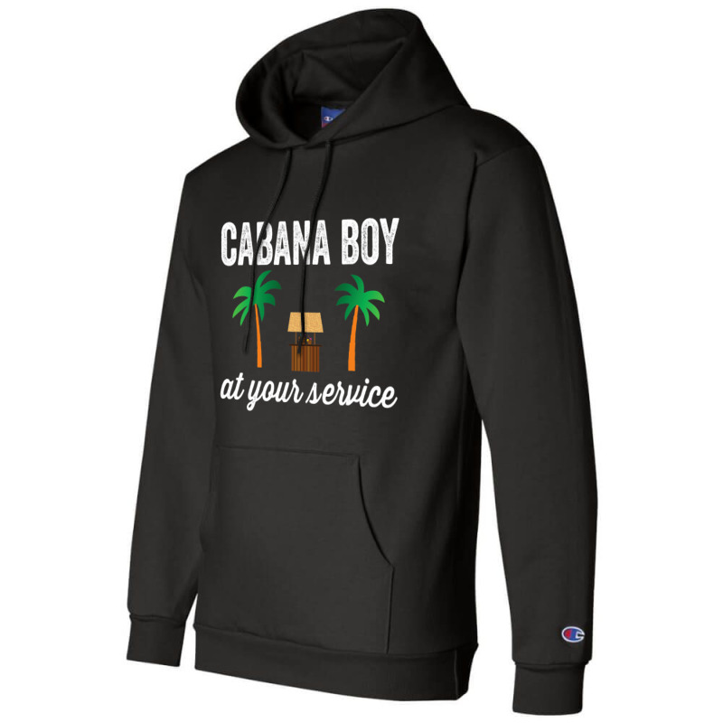 Cabana Boy At Your Service Funny Bartender Server Champion Hoodie by GiovayPool | Artistshot