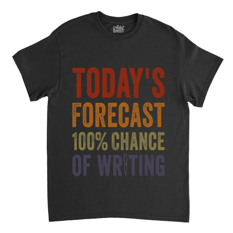 Cool Writing Art For Writers Men Women Author Jour Classic T-shirt by MenachemArteaga | Artistshot