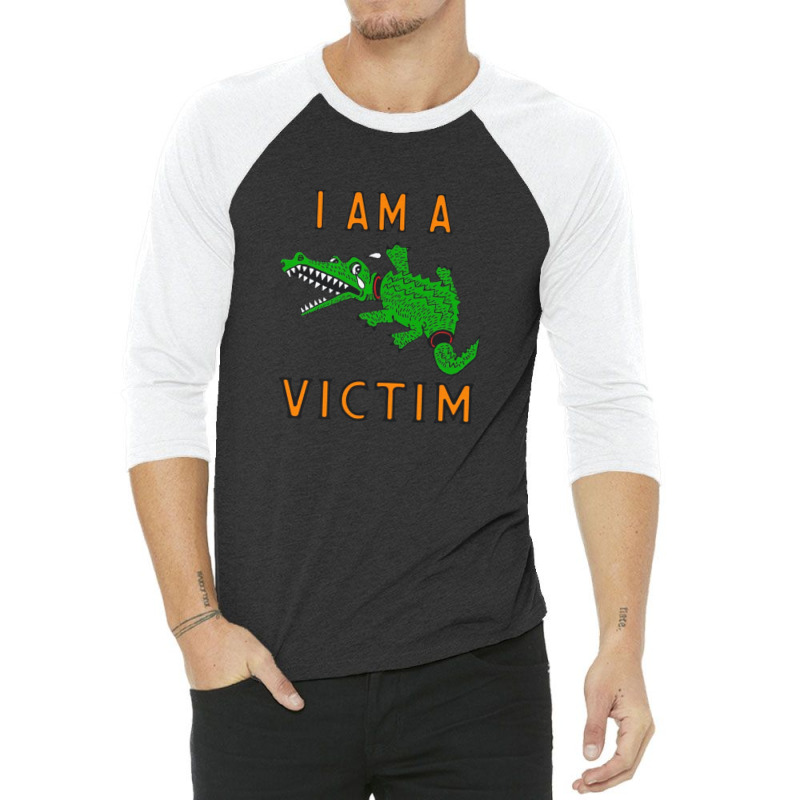 I Am A Victim 3/4 Sleeve Shirt by GraceFaira | Artistshot