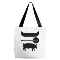 Canoe Banjo Pig Funny Canoeing Tote Bags | Artistshot