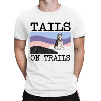 Alaskan Malamute Tails On Trails Funny Dog Hiking T-shirt | Artistshot