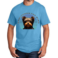 Best Yorkie Dad Ever Vintage Basic T-shirt | Artistshot