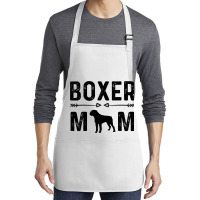 Boxer Mom Mama Dog Medium-length Apron | Artistshot