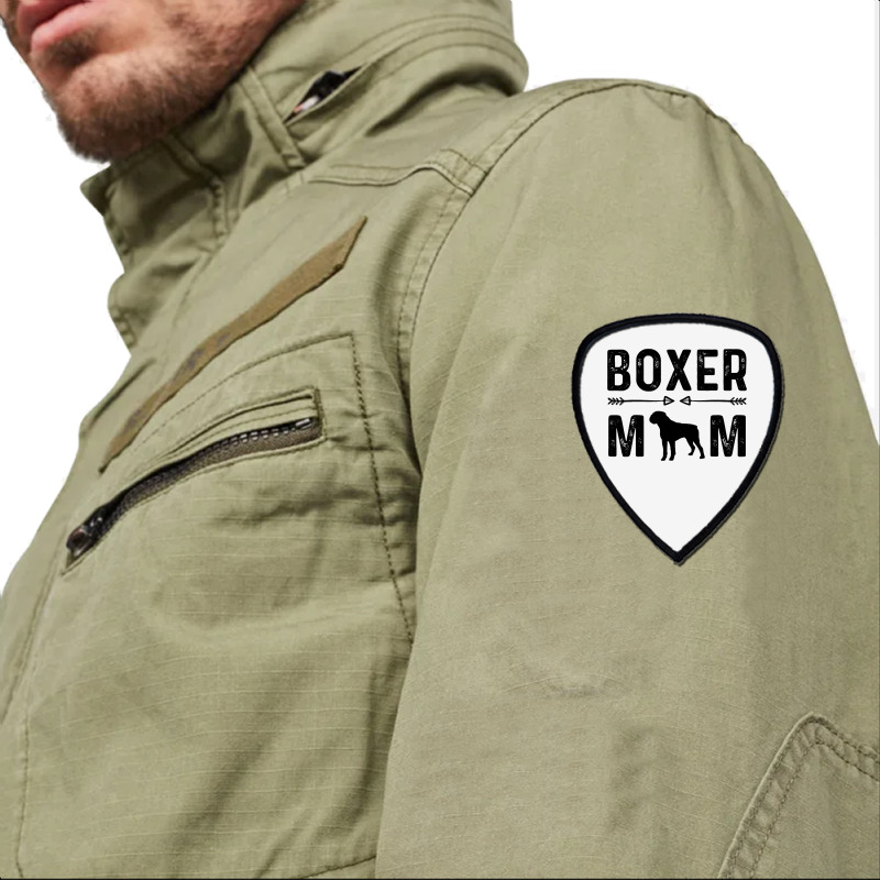 Boxer Mom Mama Dog Shield S Patch | Artistshot