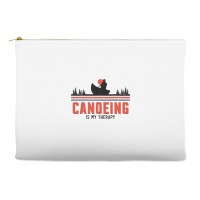 Canoe Canoeing Lake River Vintage Retro Canoeing I Accessory Pouches | Artistshot