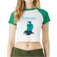 Music Vintage Retro Cool Man Women My Favorite Raglan Crop Top | Artistshot