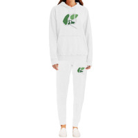 Monstera Floral One Line Art Hoodie & Jogger Set | Artistshot