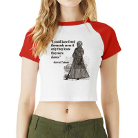 Vintage Underground Railroad Shirt African American History T Shirt Raglan Crop Top | Artistshot