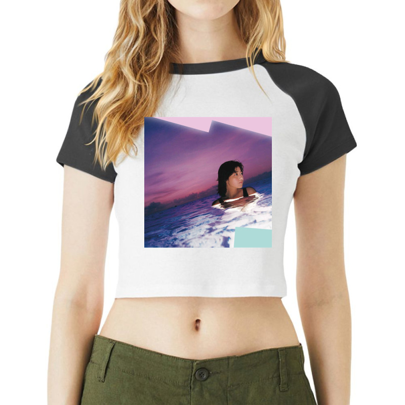 Music Vintage Retro Mariya Takeuchi Men Women Raglan Crop Top by KaliyahArtists | Artistshot