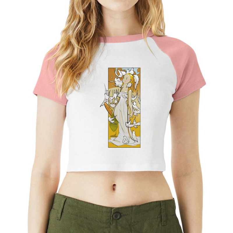 Vintage Video Games  Elric Characters Video Game Raglan Crop Top by ReaganArtists | Artistshot