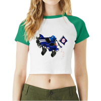 Cartoon Character Heroes Man Men Women Raglan Crop Top | Artistshot