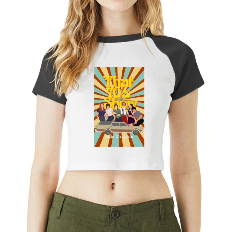 Retro  Tammy Call Me Raglan Crop Top by IzabelleArtists | Artistshot