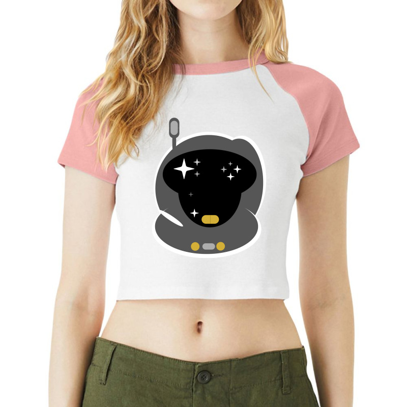 Funny Gifts Rocket Day Gift Raglan Crop Top by IsisArtists | Artistshot