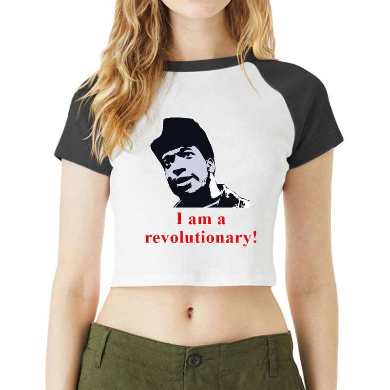 Day Gifts Thomas Sankara Funny Gifts Men Raglan Crop Top by Artist-Heliodoro | Artistshot