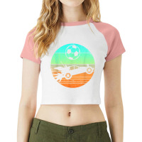 Playing  Rocket Men Women Raglan Crop Top | Artistshot