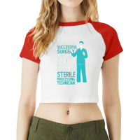 Steril Processing   Tech Gift Raglan Crop Top | Artistshot