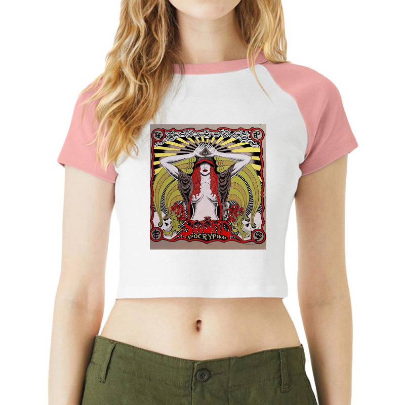 Cartoon Character Master Of Reality Women My Favorite Raglan Crop Top | Artistshot