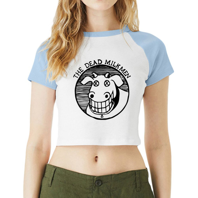 The Dead Milkmen Raglan Crop Top by milasindi | Artistshot