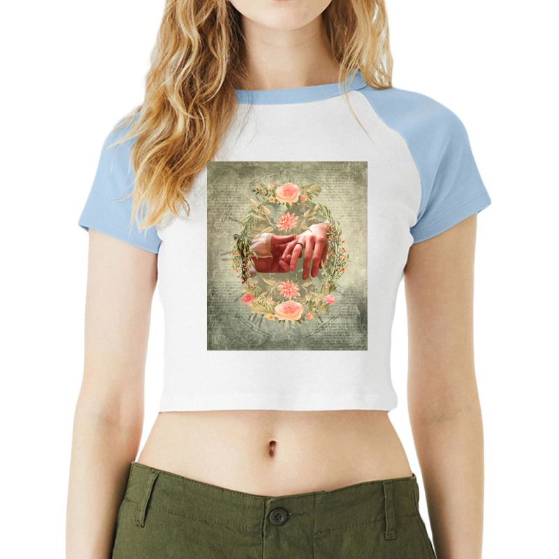 Music Vintage Retro Dinna Fash Funny Gifts Boys Girls Raglan Crop Top by ArtistDonte | Artistshot