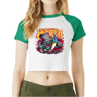 Graphic Picture Elizabeth Bathory Mens Funny Raglan Crop Top | Artistshot