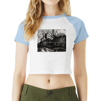 Music Vintage Daughter Funny Gifts Boys Girls Raglan Crop Top | Artistshot