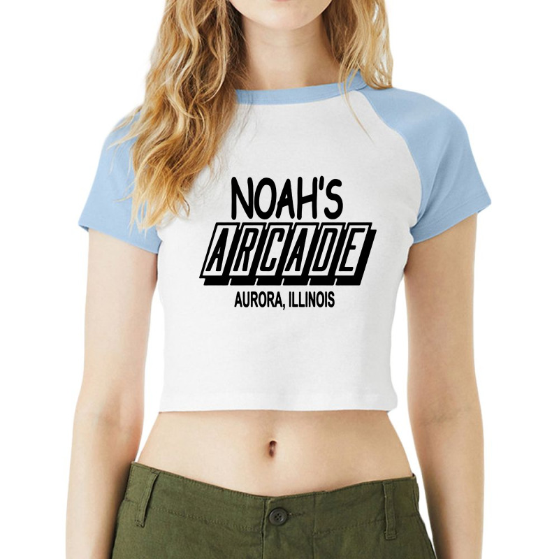 Noah's Arcade Raglan Crop Top by fejena | Artistshot