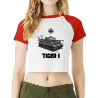 Tiger I German Heavy Tank Ww2 Military Panzerkampfwagen Raglan Crop Top | Artistshot