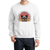 Best Yorkie Dad Ever Yorkshire Terrier Vintage Ret Crewneck Sweatshirt | Artistshot