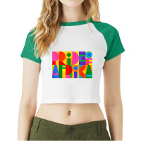 Pride Of Africa Flag National Pride Gift Raglan Crop Top | Artistshot