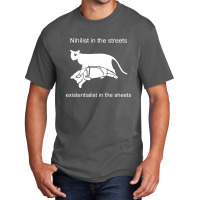 Nihilist In The Street Basic T-shirt | Artistshot