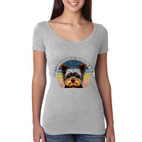 Best Yorkie Dad Ever Yorkshire Terrier Vintage Ret Women's Triblend Scoop T-shirt | Artistshot