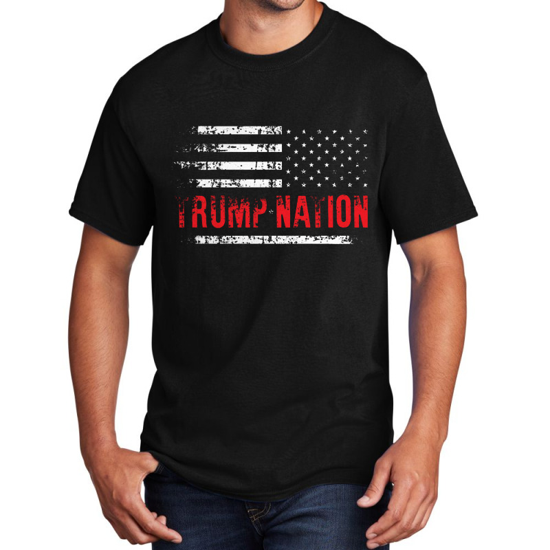 Trump Nation 2020 Basic T-shirt | Artistshot