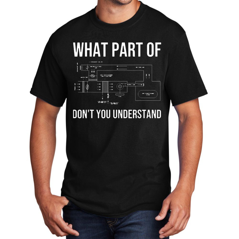 Funny Hvac Design For Men Dad Hvac Installer Engineers Tech Basic T-shirt by kabelistrik | Artistshot