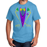 Mardi Gras Tuxedo Costume  Carnival Parade Design Basic T-shirt | Artistshot